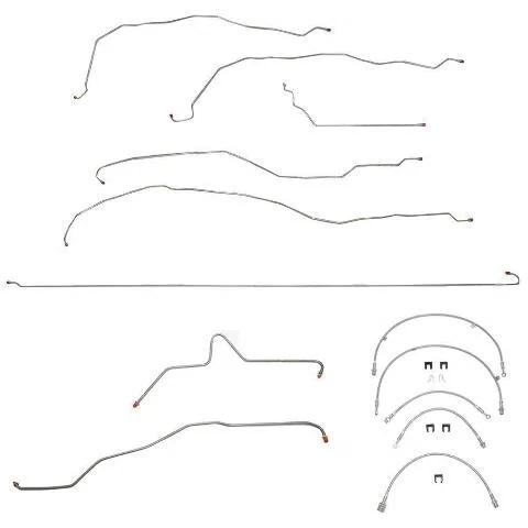 01-07 Chevrolet Silverado 2500 HD Brake Line & Hose Kit Ext Cab_Long Bed